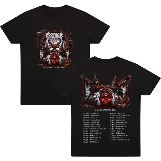 Discover Krushers of The World 2026 Tour Double Sided T-Shirt