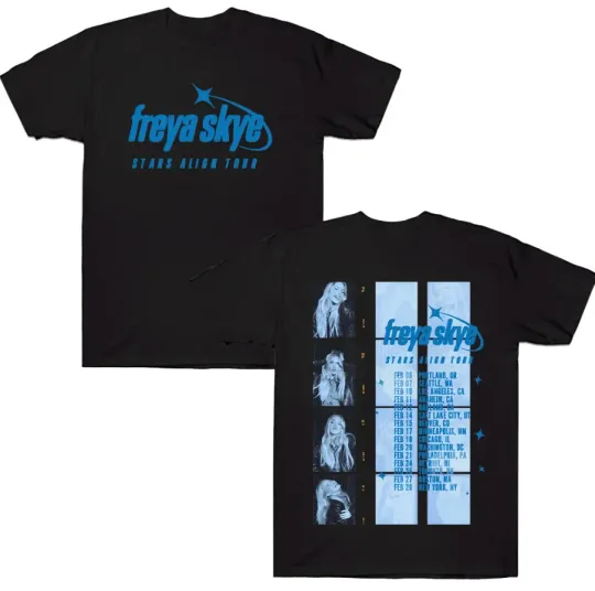 Freya Skye Stars Align Tour 2026 T-Shirt