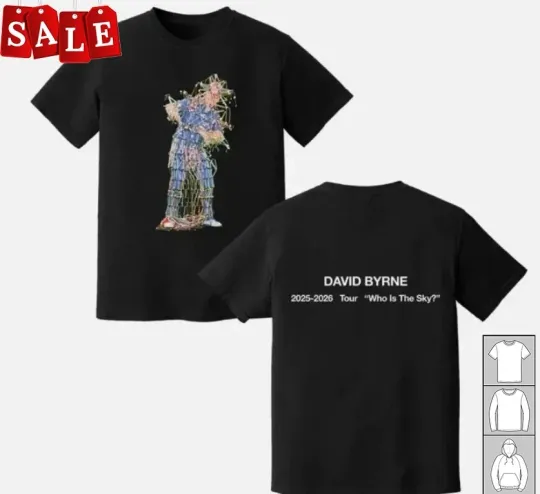 New David Byrne 2025 2026 Tour Concert Gift For Fans Men All Size Shirt