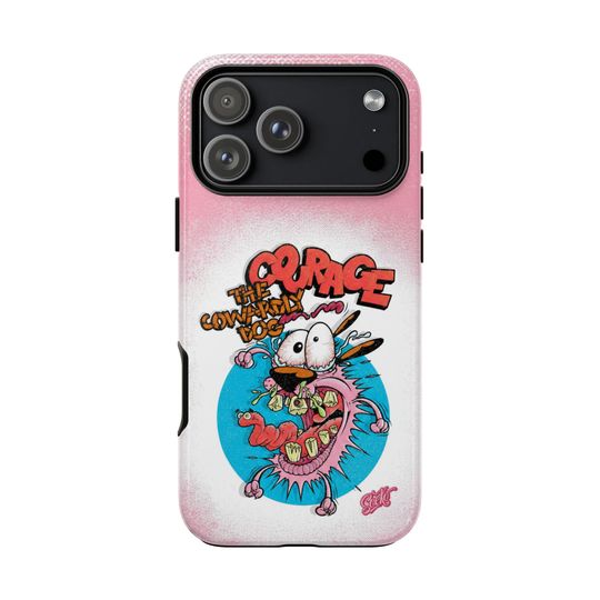 Courage the Cowardly Dog Cartoon Phone Case