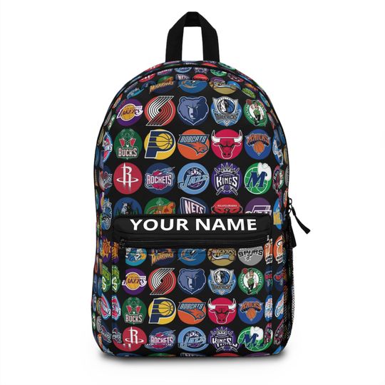 Discover Custom Team Backpack - Personalized Basketball Fan Bag, School & Travel Rucksack, Sports Logo Backpack