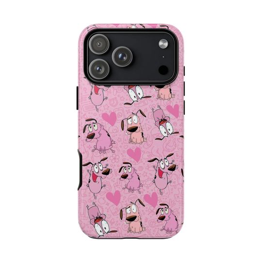 Courage the Cowardly Dog Phone Case, Cartoon Gift