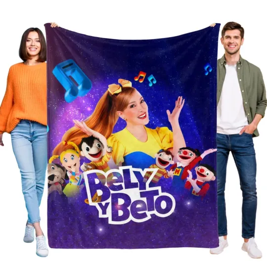 Discover Bely Y Beto Super Soft Fleece Blanket for Bed, Sofa, Office, 3D Print, Birthday Gift