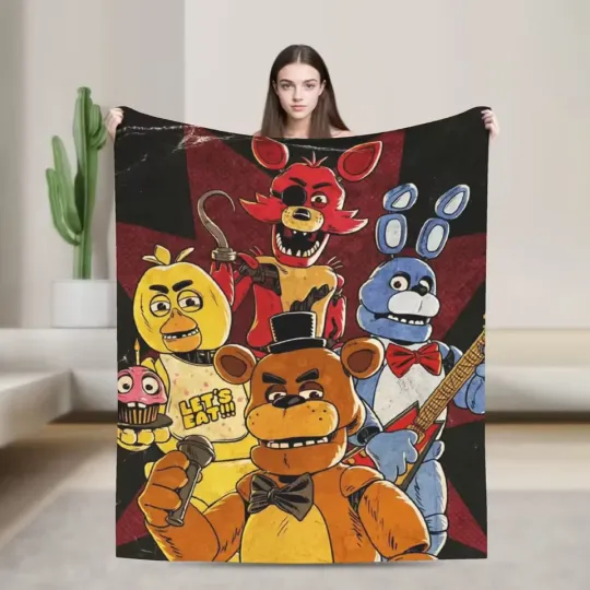 Discover Cute Cartoon Fleece Blanket for Bed and Sofa
