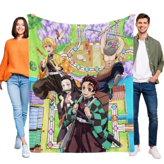 Discover Demon Flannel Blanket Soft Bed Sofa Throw for Kids