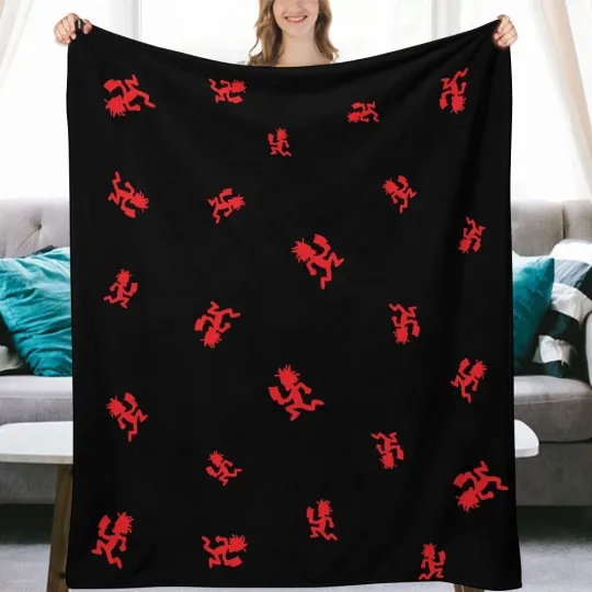 Discover ICP Hatchet Man Fleece Blanket for Juggalo Family Gift