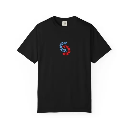 Discover Forex Trader T-shirt with Red and Blue Graphic, Perfect Gift for Dad