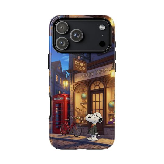 Discover Snoopy Knight Phone Case - Medieval Castle & Sword Tough Phone Cover, Peanuts Character Fantasy Adventure Gift, Protective Smartphone