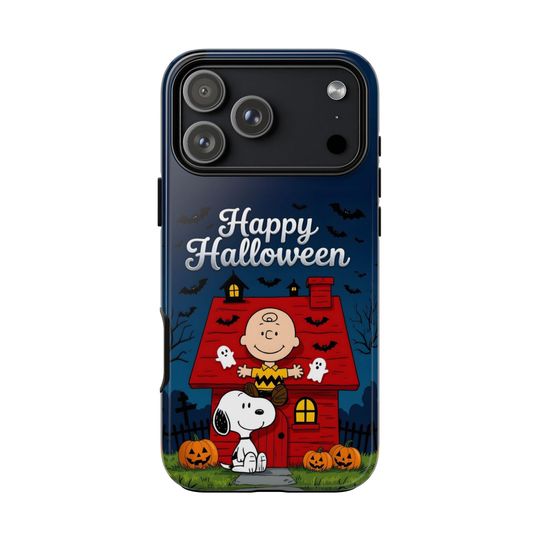 Discover Snoopy Charlie Brown Halloween Phone Case, Classic Peanuts Holiday