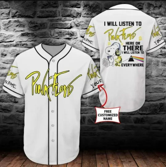 Discover Pink Floyd Baseball Jersey - Baseball Jersey 3D -Dad gift