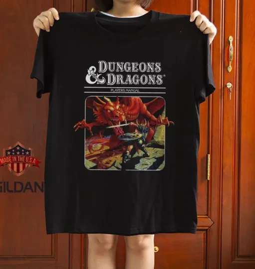 Dungeons & Dragons Players Manual Black Unisex  T-Shirt