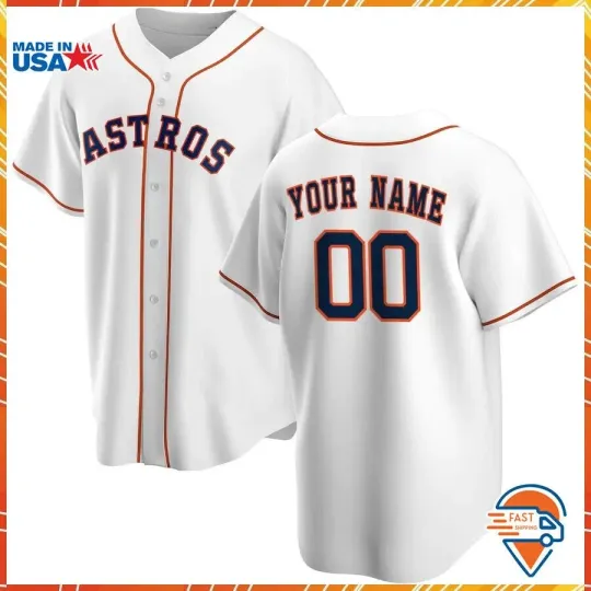 Discover Baseball Jersey Astros Personalized All Over Print Shirt for Fans