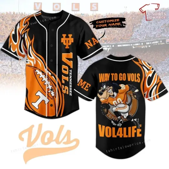 Discover Tennessee Volunteers Football Baseball Jersey For Fans_wr2_70