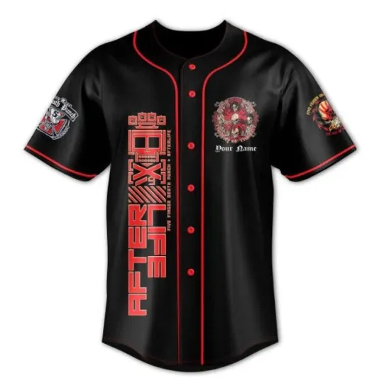 Five Finger Death Punch Baseball Jersey 3D All Over Print Shirt All S 5XL_gqg_15