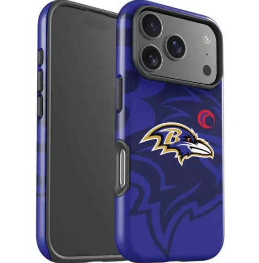 football Baltimore Ravens Double Vision iPhone Case