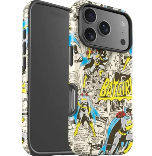DC Comics Batman Batgirl Vintage Action pose patiPhone Case