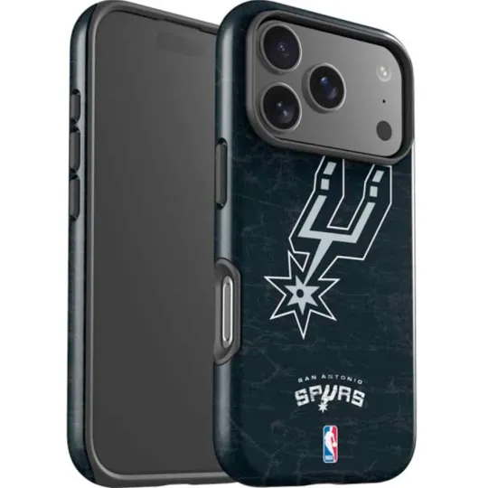 Discover NBA San Antonio Spurs Secondary Logo iPhone 13-17 Pro Max Impact Case