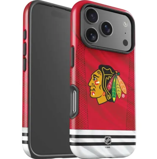 Discover NHL Blackhawks Red Stripes iPhone Case