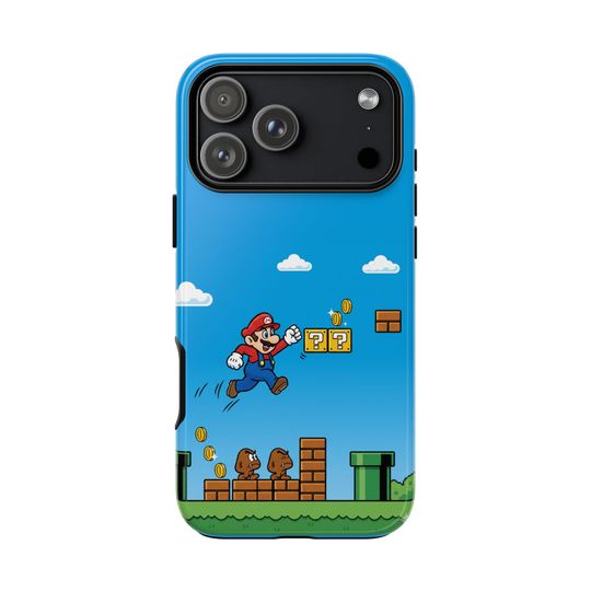Discover Mario Phone Case, Retro Gaming iPhone Case