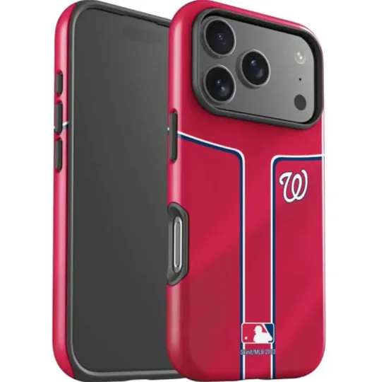 Discover Washington Nationals Alternate Jersey iPhone Case