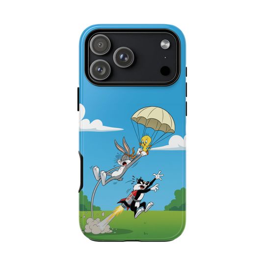 Looney Tunes Phone Case, Funny Cartoon Adventure Gift