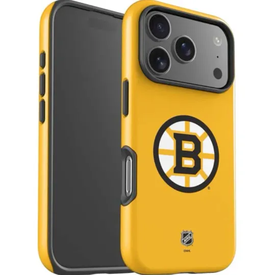 NHL Boston Bruins Solid Background iPhone Case