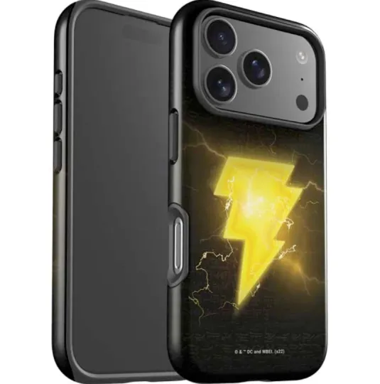 DC Comics Black Adam Lightning Bolt iPhone Case