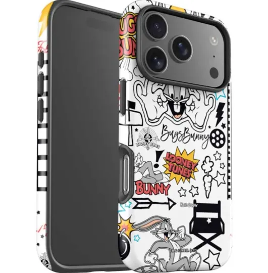 Discover Looney Tunes Bugs Bunny Patches iPhone Case