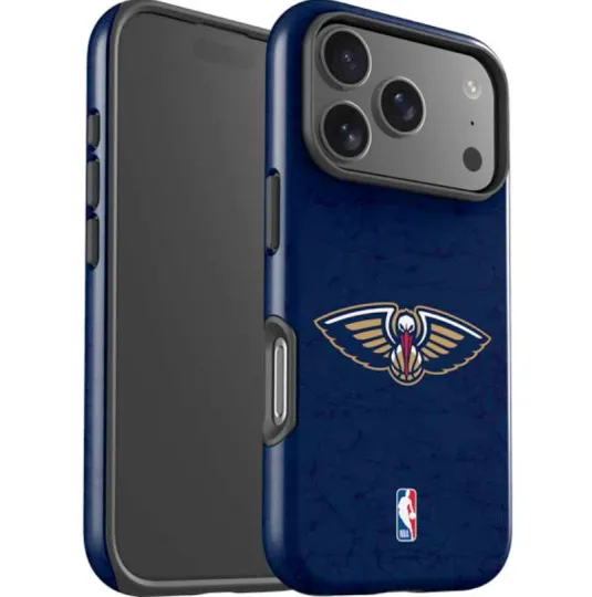 NBA New Orleans Pelicans Distressed iPhone Case