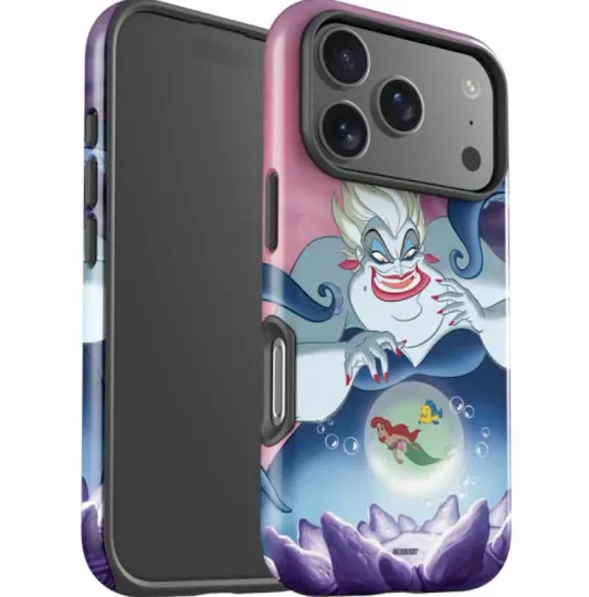 Discover Disney Villains Ursula and Flounder iPhone Case