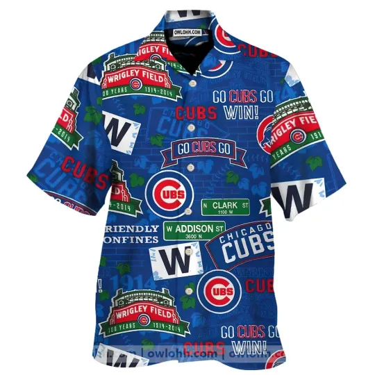 Discover Chicago Baseball Cubss Baseball Unisex Hawaiian Shirt