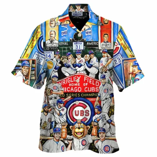 Discover Chicago Baseball Cubss Tribute Unisex Hawaiian Shirt
