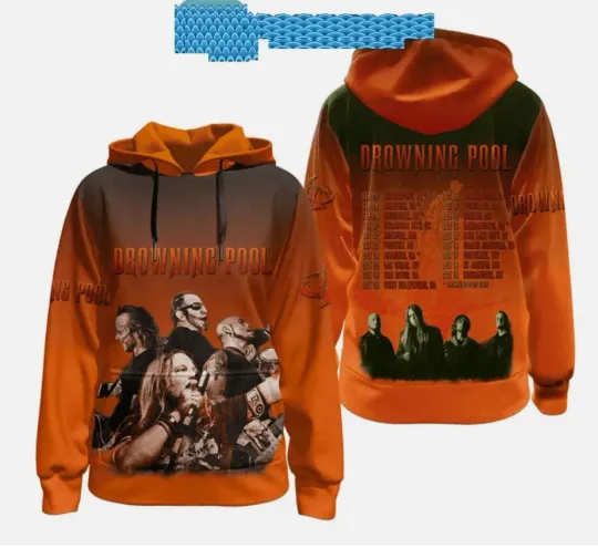 Discover Drowning Pool band Tours Schedule Hoodie 3D All OVer Print