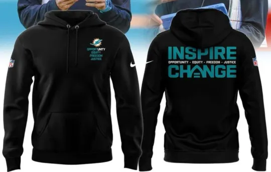Discover Miami Dolphinn Inspire Change 2026 3D Hoodie