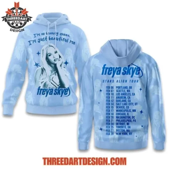 Discover Freya Skye tour 2026 Hoodie 3D