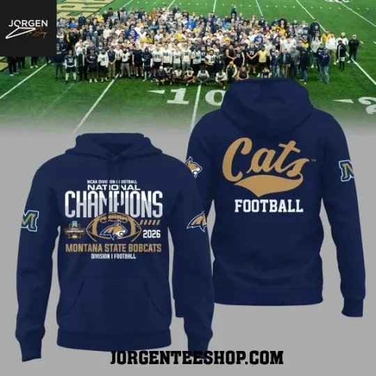 Discover Montana State National Champions 2025 Celebrate Hoodie 3D
