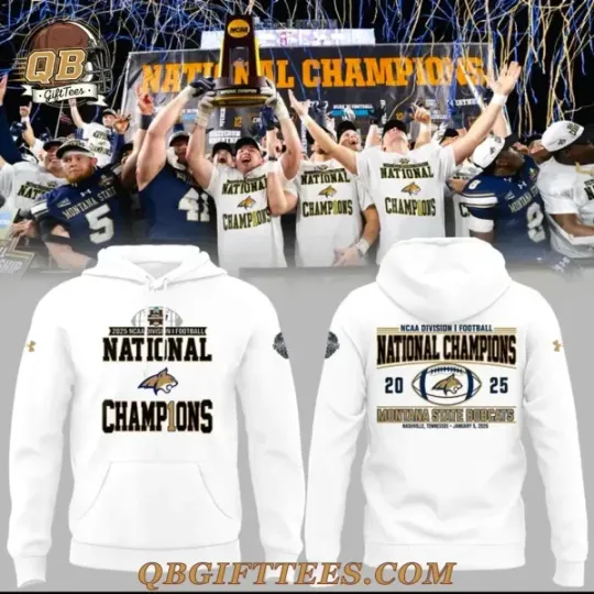 Discover Montana State National Champions Limited Edition Hoodie 3D