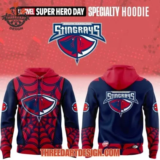 Stingrays Our Marvel Super Hero Day Spider Hoodie 3D