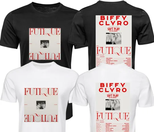 Discover BIFFY CLYRO T shirt Futique 2026 Tour Inspired Concert Unisex Kid Adult Tee Tops