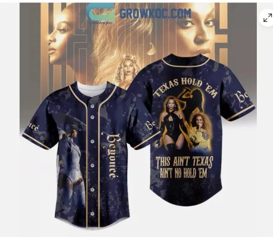 Discover Beyonce Texas No Hold Baseball Jersey 3D All Over baseball jersey, new 3d gift