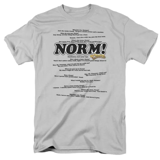 Discover Cheers "Normisms" T-Shirt