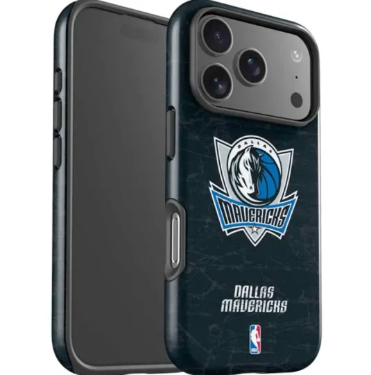 Discover NBA Dallas Mavericks Black Primary Logo iPhone Case