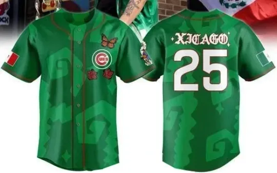 Discover Baseball Jersey Chi ca Retro 2025 Green Quick-Dry Lightweight