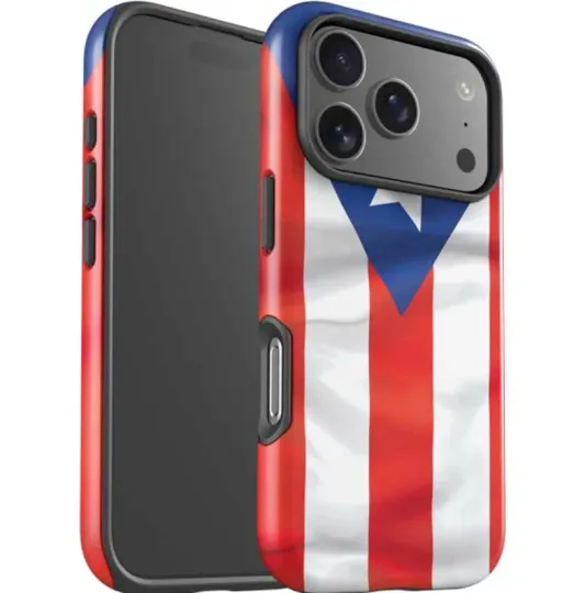 Discover Puerto Rico Flag iPhone Case