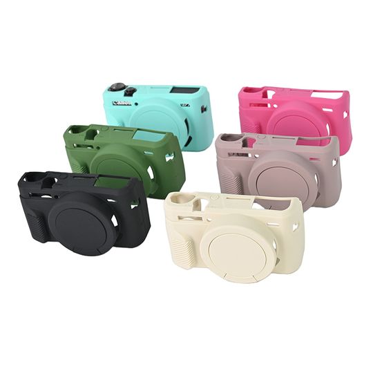 Discover CozyShot Camera Soft Silicone Protector Skin Case for Canon G7X II/G7X III/G7X Mark II/G7X Mark III/G7X2/G7X3