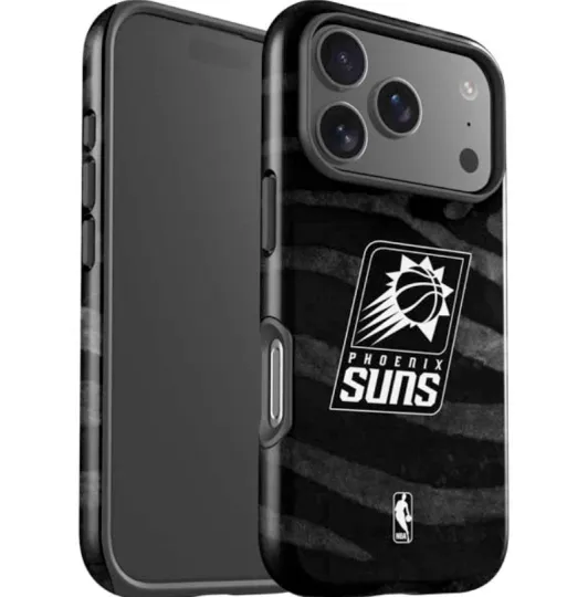 NBA Phoenix Suns Black Animal Print iPhone Case