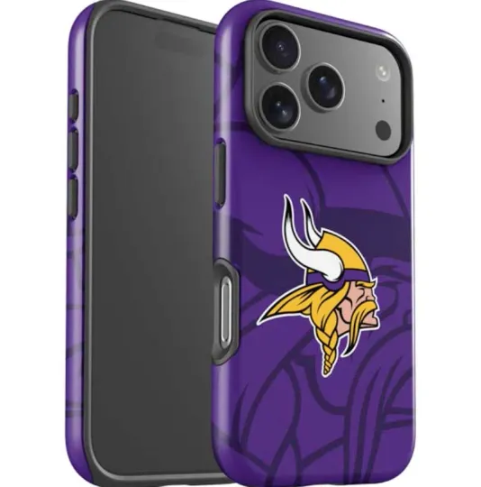 Discover football Minnesota Vikings Double Vision iPhone Case