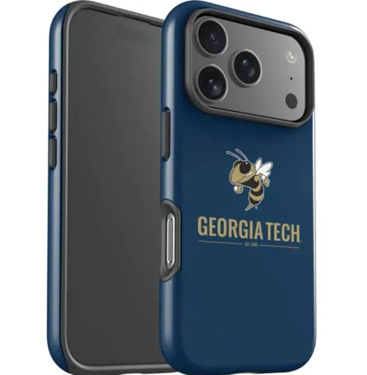 Discover Georgia Institute of Technology Est 1885 Navy iPhone Case
