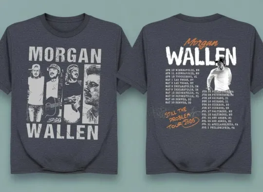 Discover Wallen Western Still the Problem Tour 2026 Country Music Concert Fan T-Shirt