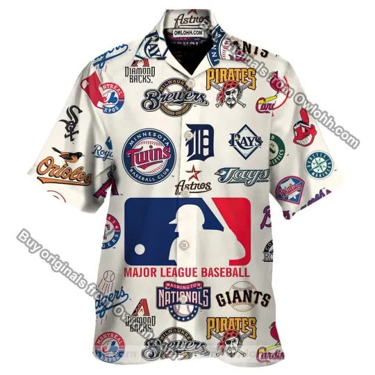 Discover Baseball Vintage Unisex Hawaiian Shirt